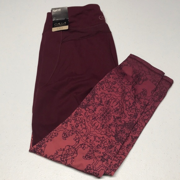 CALIA by Carrie Underwood Pants - 🆕 CALIA Carrie Underwood Red Leggings Women’s MED